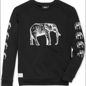 WeSC Clint Art Elephant Fleece Pullover XXL Superlative Conspirancy